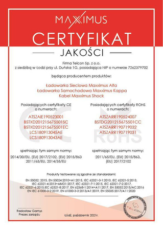 ŁAD. SIECIOWA MX ALFA 20W PD+QC, USB-A+C WHITE/BIAŁY