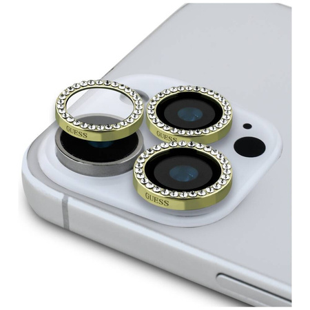 2in1 Set IPHONE 16 PRO MAX Guess BP Rhinestone gold