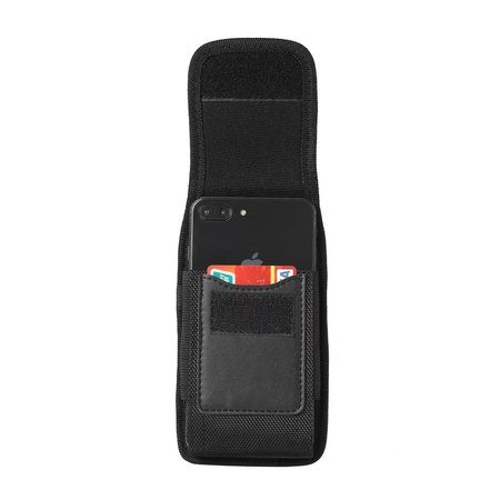 Uniwersalna Kabura PIONOWA do paska OXFORD - Model 3 - do IPHONE 11 / 11 PRO / 12 / 12 PRO / 13 / 13 PRO / SAMSUNG A10 / A41 / A50 / A51 / HUAWEI P30 LITE / P40 / P8 / P9 LITE
