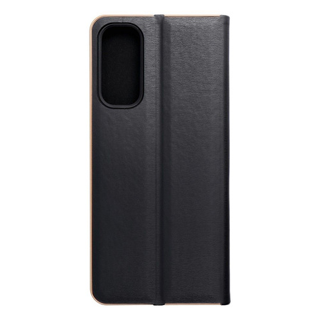 Kabura LUNA Book Gold do SAMSUNG A05s czarny