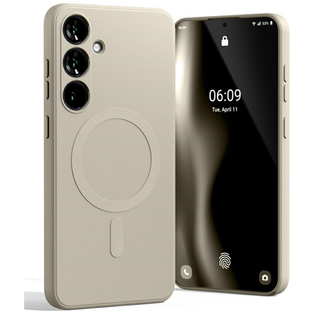 Mercury MagSafe Semi-Silicone Sam S25+ S936 kamienny /stone