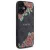 Oryginalne Etui IPHONE 16 Guess Hardcase 4G Flowers Print MagSafe (GUHMP16SP4ROPEMCK) czarne