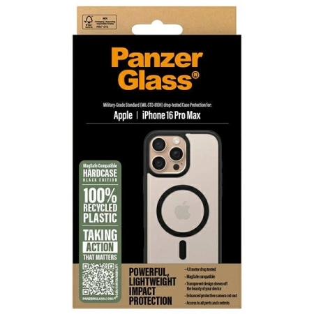 PanzerGlass HardCase iPhone 16 Pro Max 6,9&quot; schwarz/schwarz MagSafe 1304