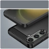 Case for Carbon Case Samsung Galaxy S24+ flexible silicone carbon cover - black
