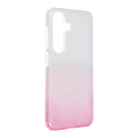 Futerał SHINING do SAMSUNG Galaxy S24 transparent/róż