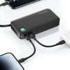 USAMS Powerbank ze zwijanym kablem USB-C Retractable 10000 mAh PD 20W Fast Charge XY Series fioletowy/purple 10KCD22403 (US-CD224)