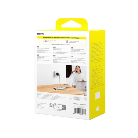 Baseus Palm 30W USB-C Wandladegerät - Schwarz