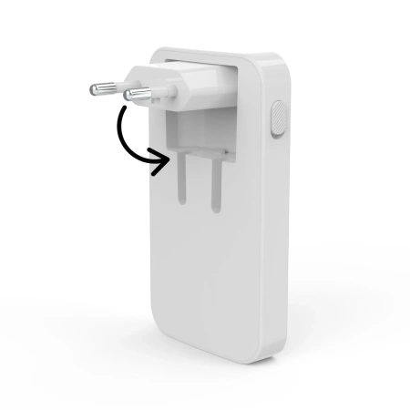 Ładowarka Hama GaN 65W 2x USB-C 1x USB-A składana - biała