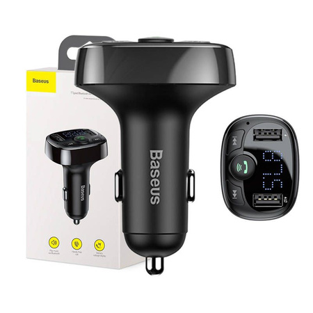 Bluetooth transmitter / car charger Baseus S-09A (Overseas Edition) - black