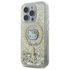 Original Case IPHONE 16 PRO MAX Hello Kitty Hardcase Liquid Glitter Fever MagSafe (HKHMP16XLGDIH) gold & white