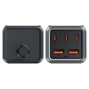 Ładowarka biurkowa Acefast Z2 GaN 75W PD 3x USB-C 2x USB-A - czarno-szara