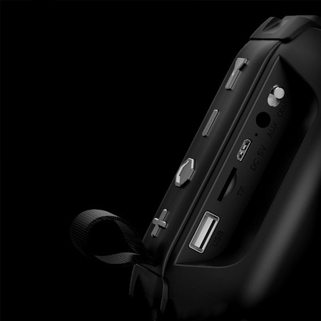 GŁOŚNIK BLUETOOTH SPEAKER DENMEN 3W CZARNY TF BT 5.0 ROZMOWY DR07