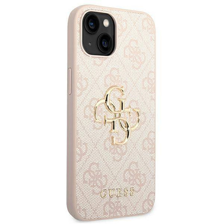 Guess 4G Big Metal Logo - Etui iPhone 14 (różowy)