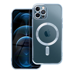 Futerał Electro Mag Cover kompatybilny z MagSafe do IPHONE 12 PRO niebieski