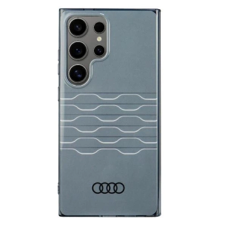 Audi IML Geometrisches Muster Case S24 Ultra S928 grau/grau Hardcase AU-IMLS24U-A6/D3-GY