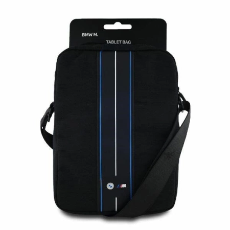 Torba na tableta BMW Nylon Blue Stripe 10" - czarna