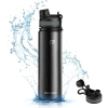Rockbros 35210029002 Thermo-Fahrradflasche für Getränke 650 ml - schwarz