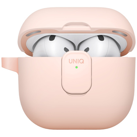 Etui UNIQ Clyde do AirPods 4 Lock Case   różowy
