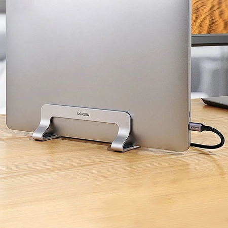 Ugreen Vertikaler Ständer aus Aluminium für MacBook, Laptop, Tablet, Silber (20471 LP258)