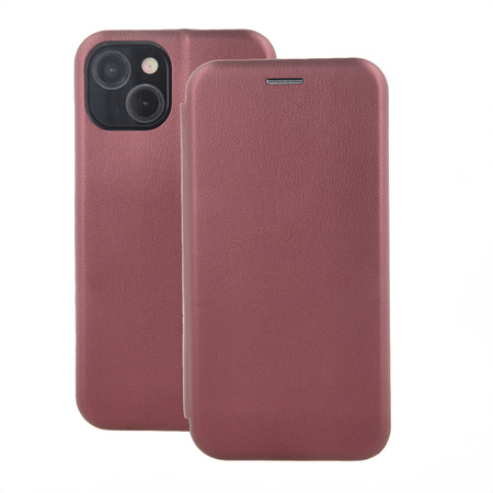 Etui Smart Diva do Samsung Galaxy M16 5G burgundowe