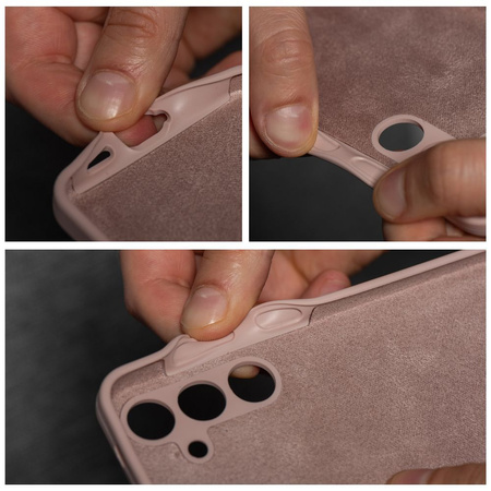 Futerał SILICONE 2mm do MOTOROLA G86 5G pudrowy róż