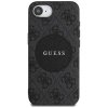 Etui Guess 4G Circle Classic Logo MagSafe na iPhone 16e - czarne