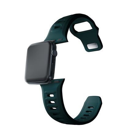 3MK Silicone Watch Strap zielony/ evergreen dla Apple Watch 38/40/41mm