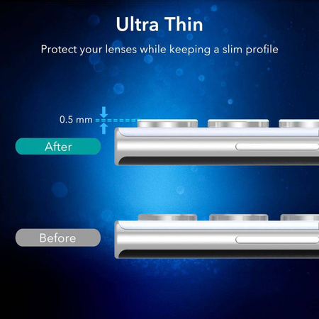 TEMPERED GLASS ESR CAMERA LENS GALAXY S22 ULTRA BLACK