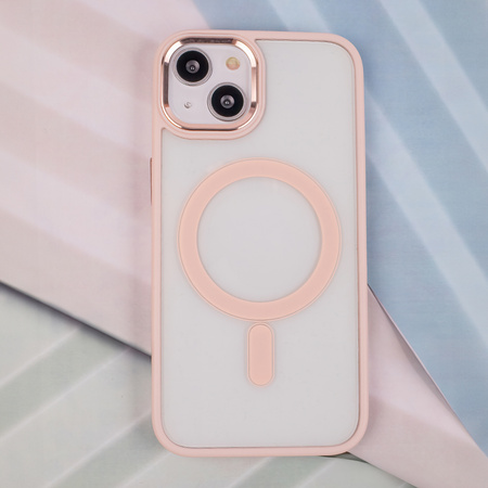 Nakładka Satin Clear Mag do iPhone 14 Pro 6,1&quot; różowa