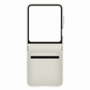 Eco-leather case for Samsung Galaxy Z Flip 5 - cream
