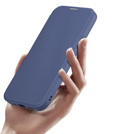 Etui iPhone 15 Plus magnetyczny pokrowiec MagSafe z klapką Dux Ducis Skin X Pro - niebieski