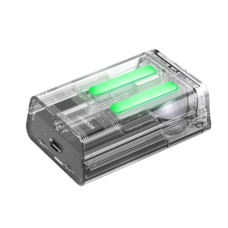 TWS Joyroom JR-TC1 IceLens Series kabellose Kopfhörer mit LED-Leuchten – Schwarz