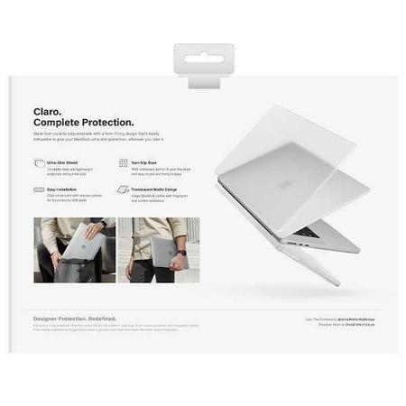Case MACBOOK AIR 13.0 2022 UNIQ Claro matte transparent