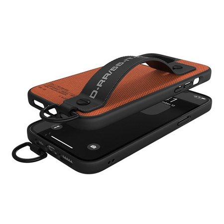 Diesel Handstrap Case Utility TwilliPhone 12/12 Pro czarno-pomarańczowy/black-orange 44288