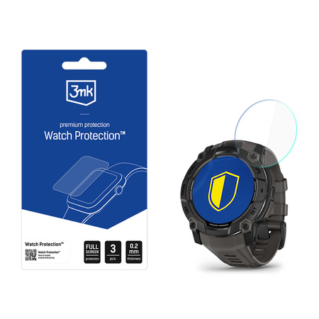 Garmin Instinct 3 50mm (Amoled, Solar) - 3mk Watch Protection FlexibleGlass