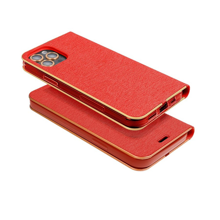 Kabura LUNA Book Gold do SAMSUNG A34 5G czerwony