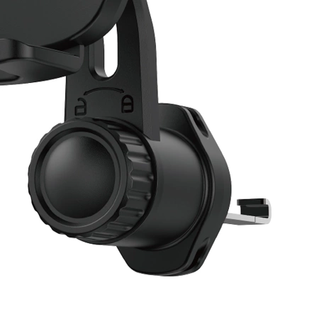 Uchwyt na smartfona Dudao F2N na kratkę nawiewu, zaciskowy - czarny