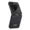 Original Handyhülle SAMSUNG GALAXY Z FLIP 6 Audi Synthetic Leather (AU-TPUPCFlip6-Q5/D1-BK) schwarz