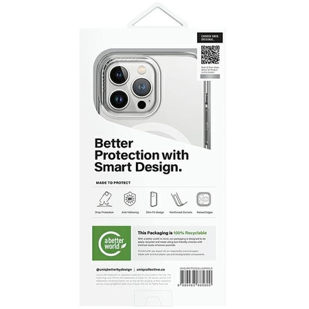 Etui APPLE IPHONE 15 PRO MAX UNIQ LifePro Xtreme Magclick Charging tinsel lucent transparentne