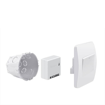 Sonoff MINI R2 WI-FI dopuszkowy przekaźnik przełącznik sterownik Wi-Fi do 10 A biały (M0802010010)