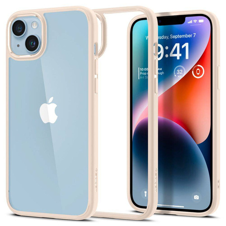 SPIGEN ULTRA HYBRID IPHONE 14 PLUS SAND BEIGE