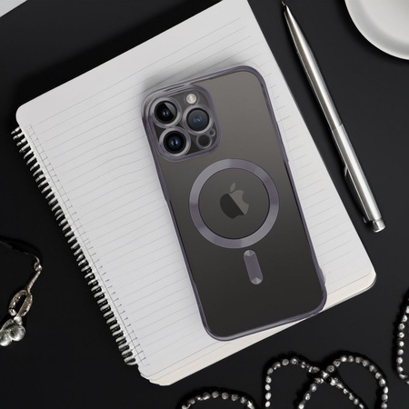 Futerał Electro Mag Cover kompatybilny z MagSafe do IPHONE 15 PLUS czarny