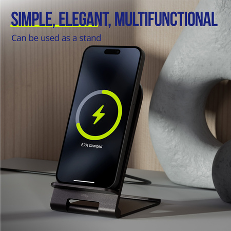 Allity ładowarka bezprzewodowa AWC-100-15W grafitowa