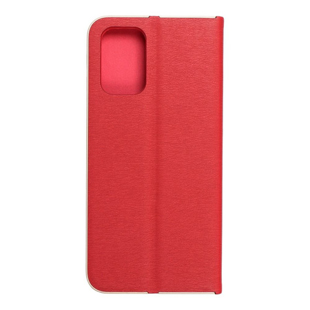 Kabura LUNA Book Gold do XIAOMI Redmi NOTE 10 / 10S czerwony