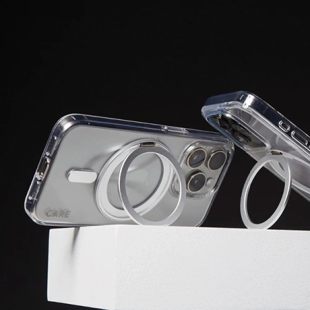 CARE by PanzerGlass Feature Kickstand Case iPhone 16 Pro Max 6,9&quot; Silber/Silber MagSafe 1328