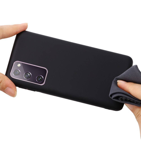 Etui SAMSUNG GALAXY S20 FE / S20 LITE Silicone case elastyczne silikonowe czarne