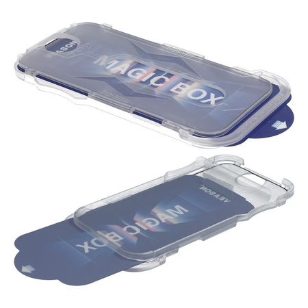 Szkło Hartowane 6D Pro Veason Easy-Install Glass - do Iphone 12 / 12 Pro czarny