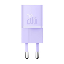 Mini ładowarka sieciowa Baseus GaN5  20W (fioletowa)
