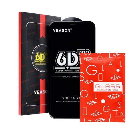 Szkło Hartowane 6D Pro Veason Glass - do Motorola G04 / G24 / G24 Power czarny