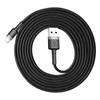 Baseus Cafule Cable - Kabel połączeniowy USB do Lightning, 2.4 A, 1 m (szary/czarny)